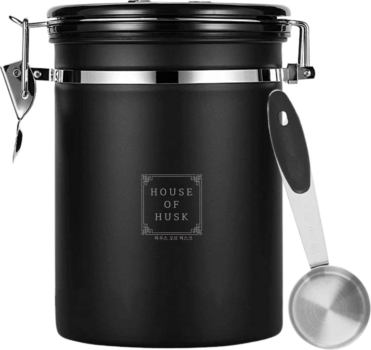 Koffieblik met CO² Ventilatie Zwart