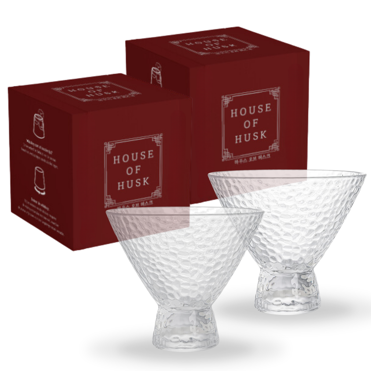 IJscoupe Glazen 'Reliëf'