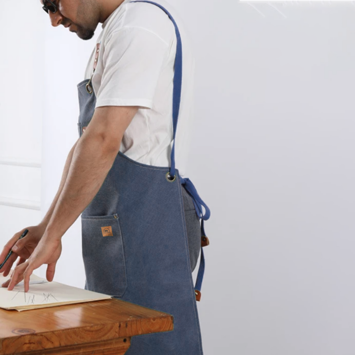 Werkschort Blauw
