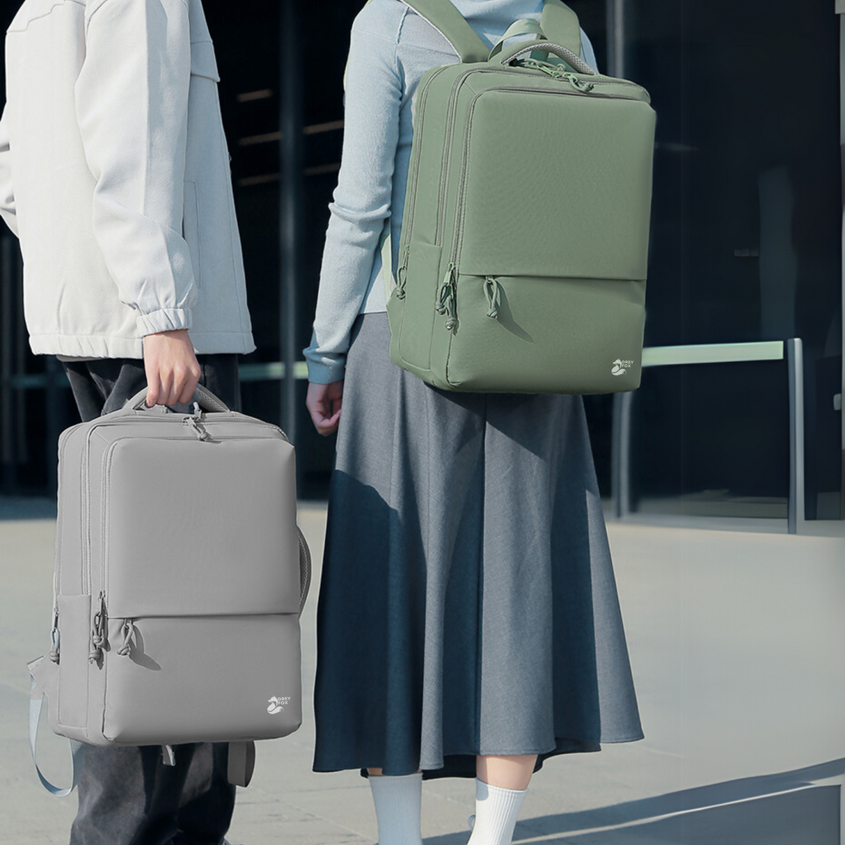 Laptop Rugzak USB 17inch 30L Groen