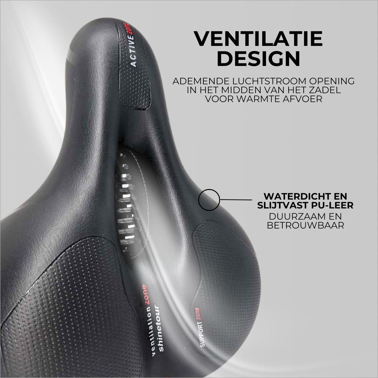 Ventilatie Fietszadel