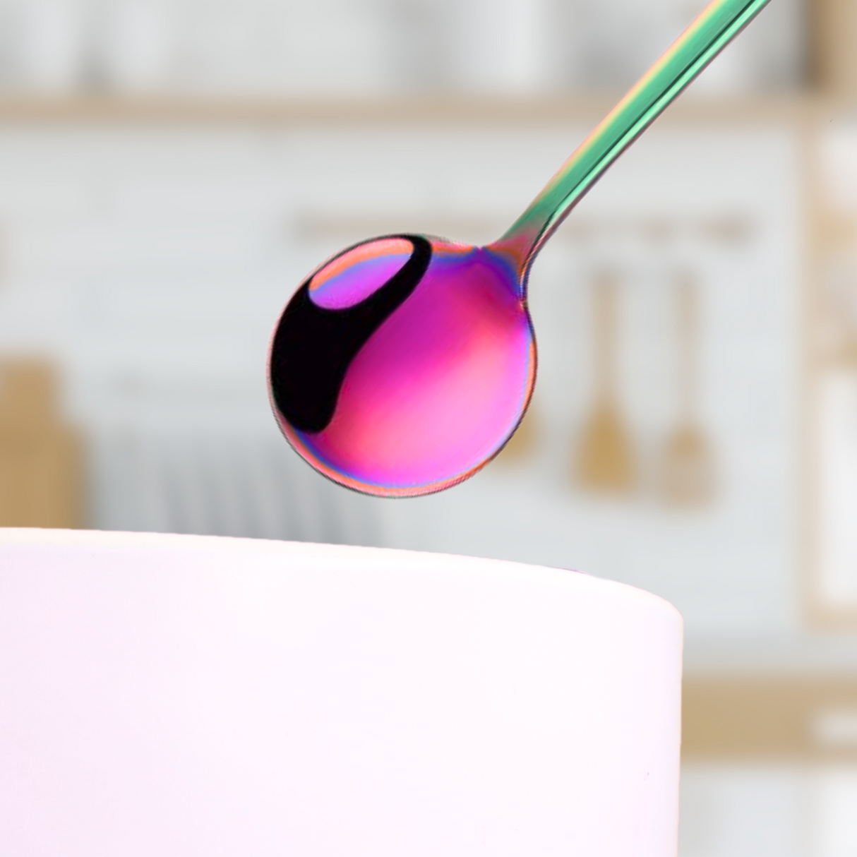 Theelepels 13cm Multicolour 12 Stuks