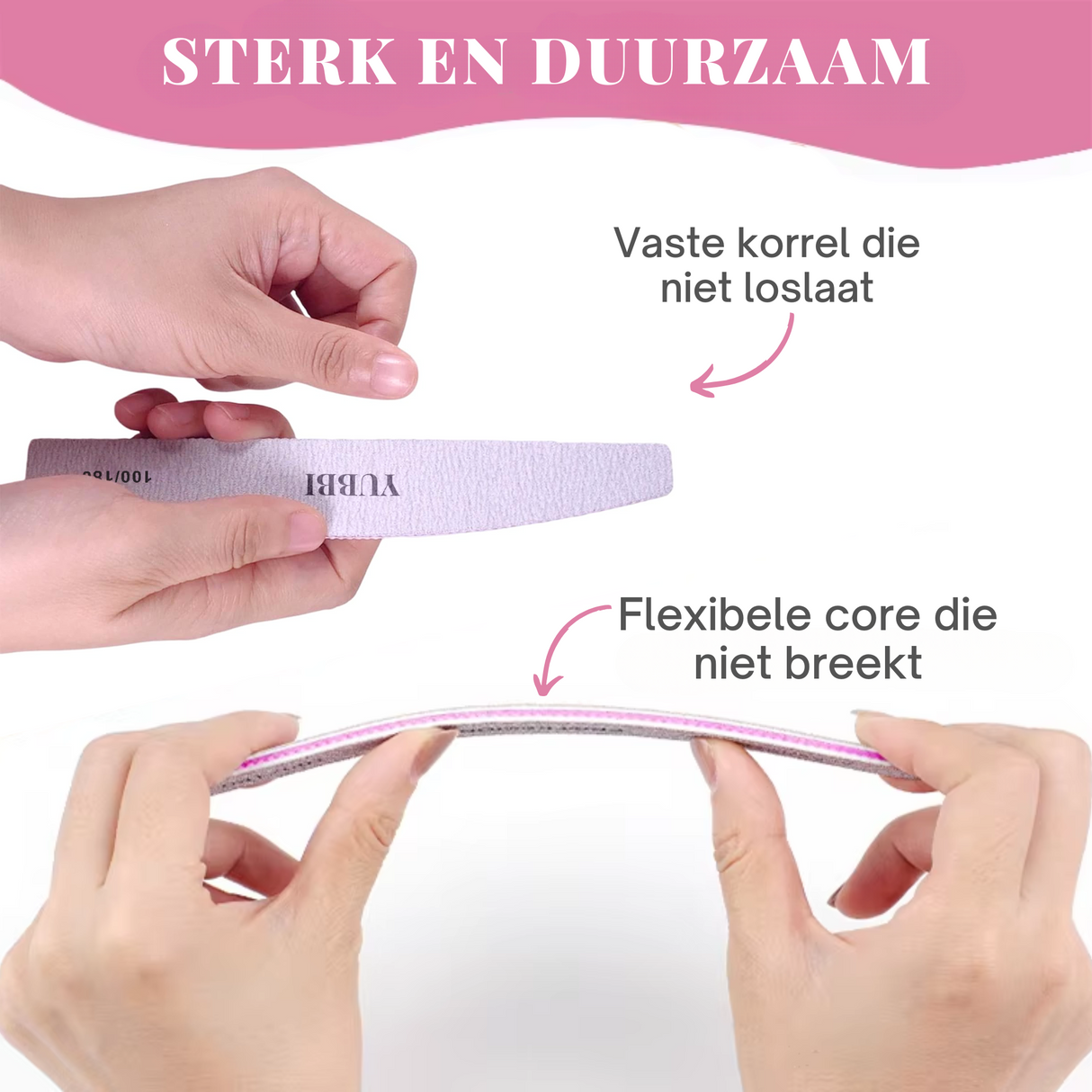 Zebra Nagelvijl Maan 20 Stuks