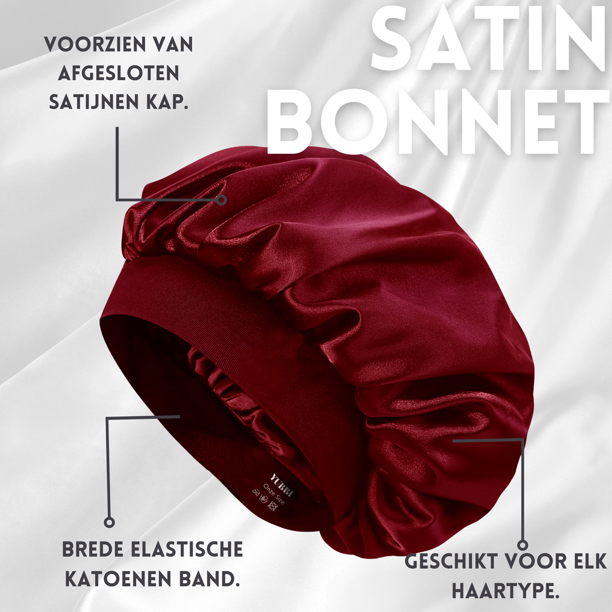 Bonnet Slaapmuts Rood