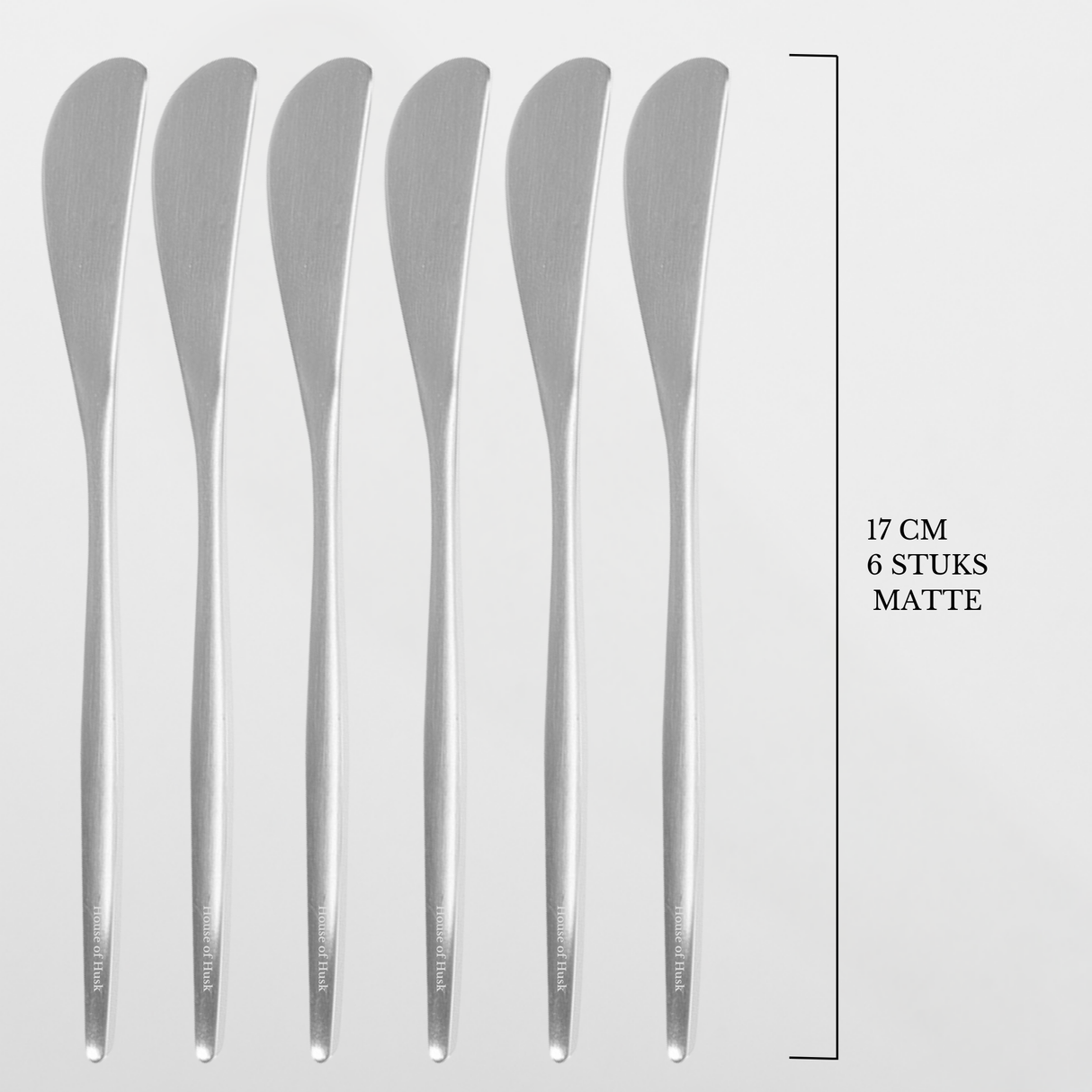 Botermessen Mat Zilver