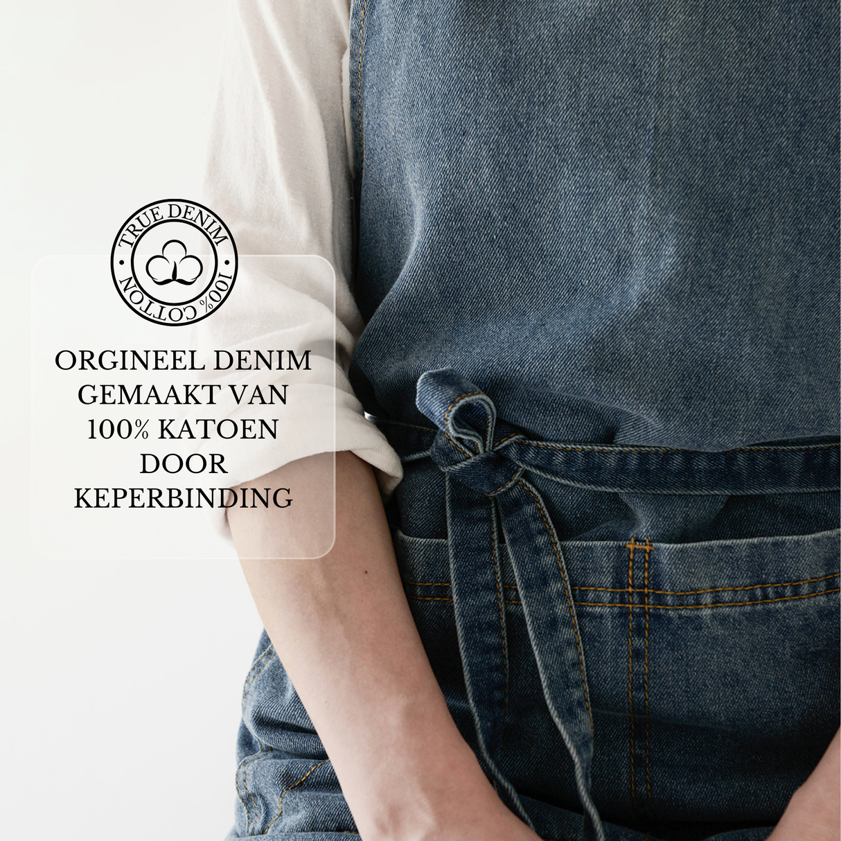 Denim Keukenschort