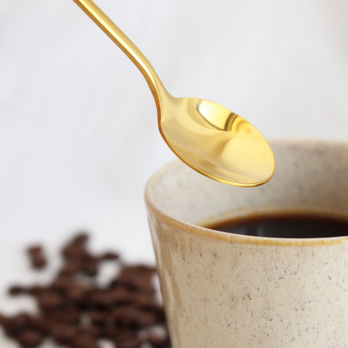 Theelepels 13cm Goud 12 Stuks