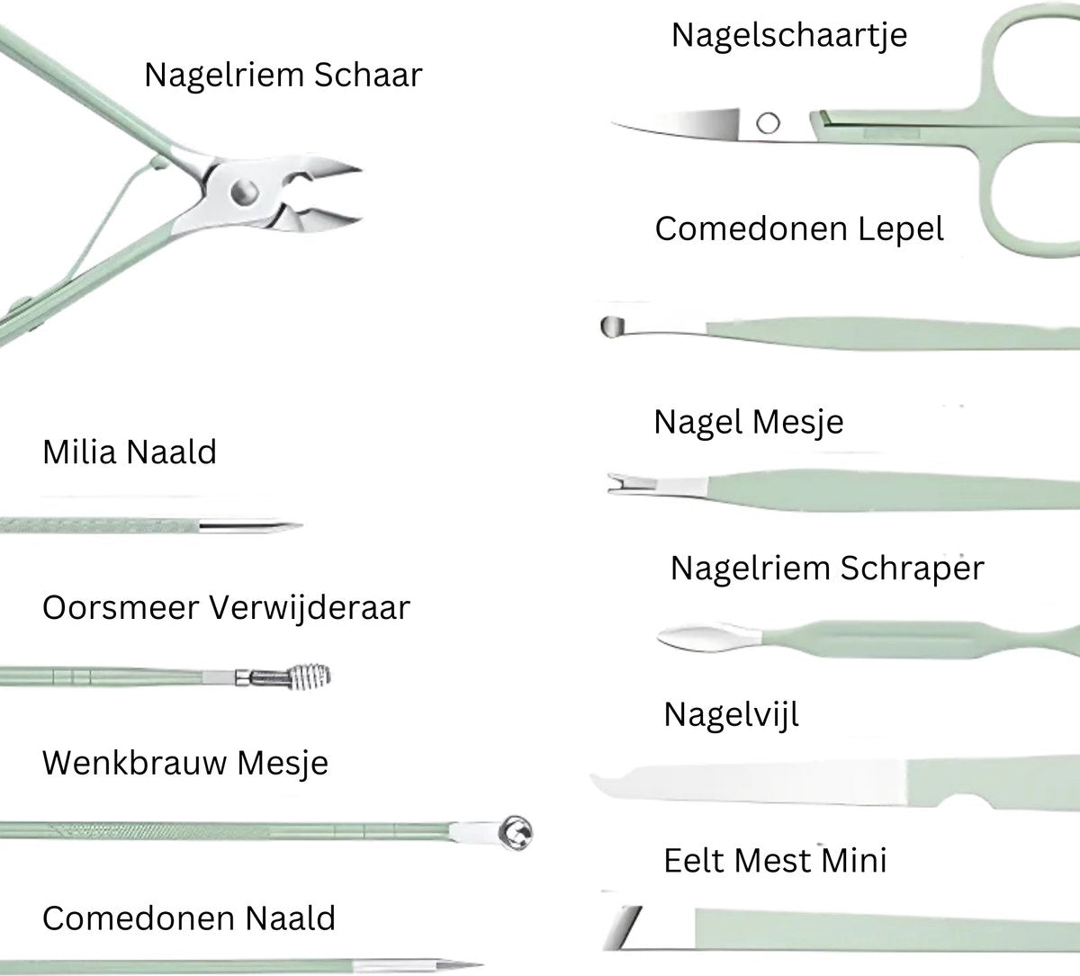 Manicure en Pedicure Set 35-Delig
