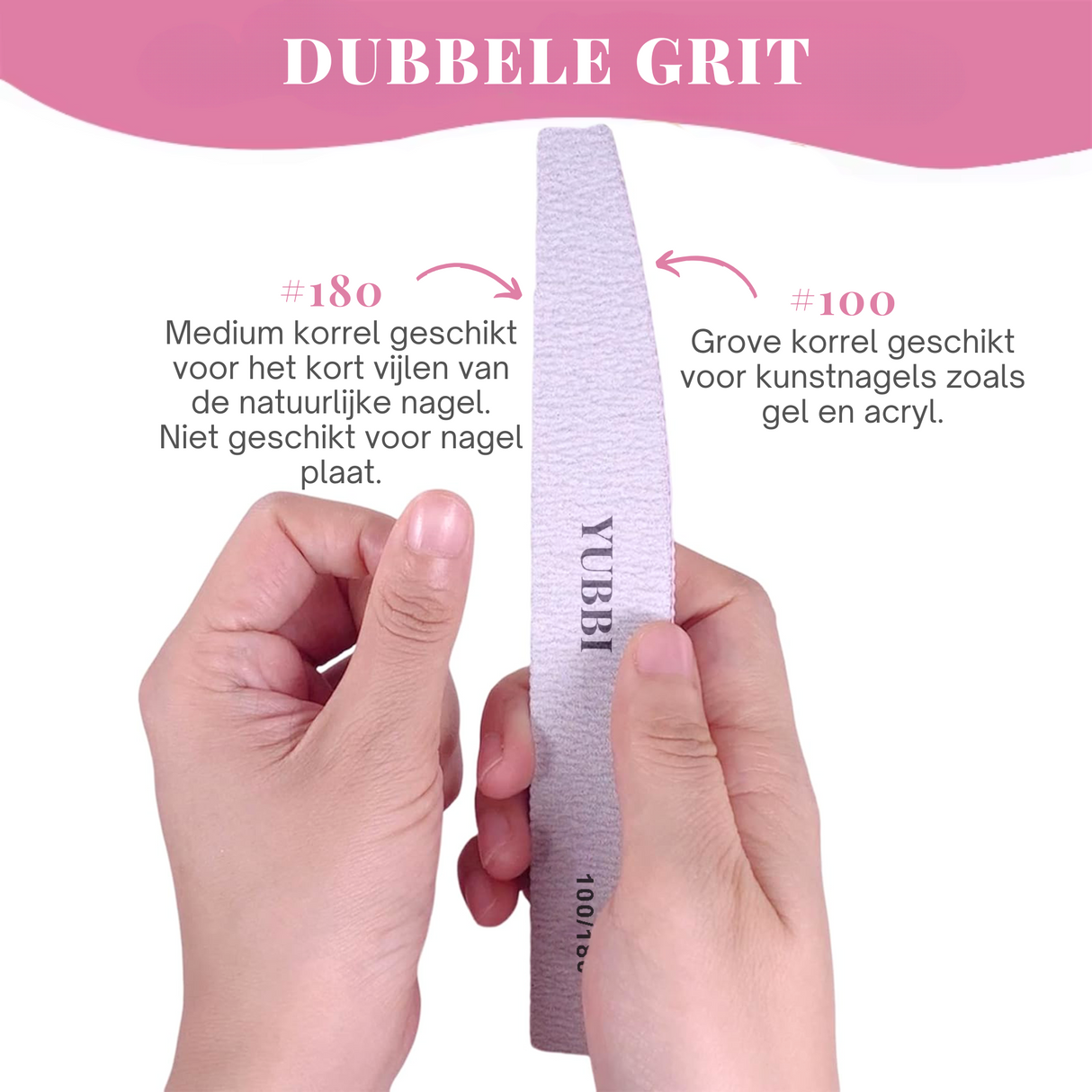 Zebra Nagelvijl Maan 20 Stuks