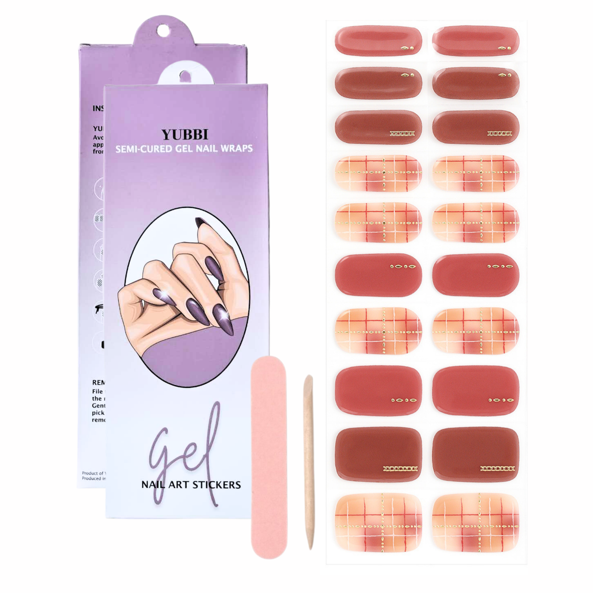 UV Gellak Stickers "The Rose Lining"