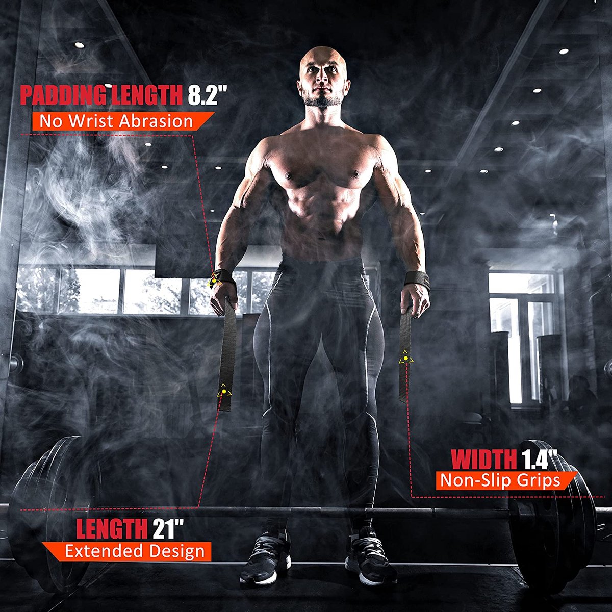 Lifting Straps Zwart