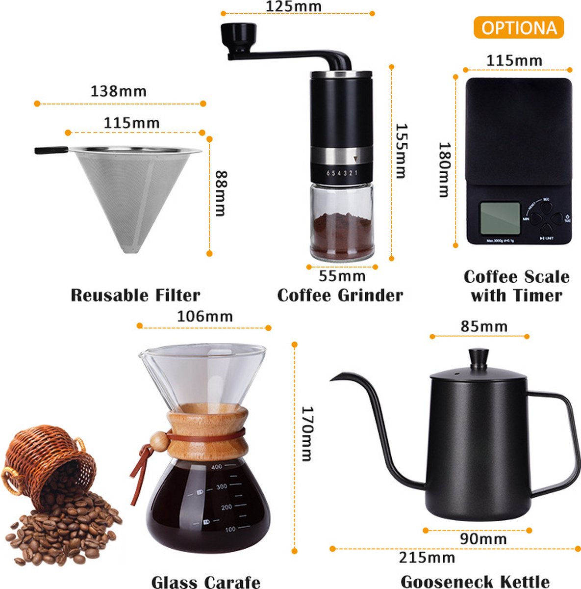 Slow Coffee Set 0.4L