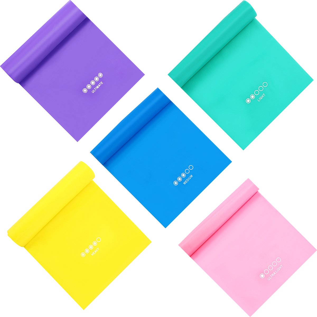 1.5m Long Resistance Band Set