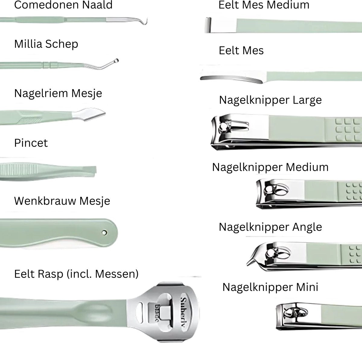 Manicure en Pedicure Set 35-Delig