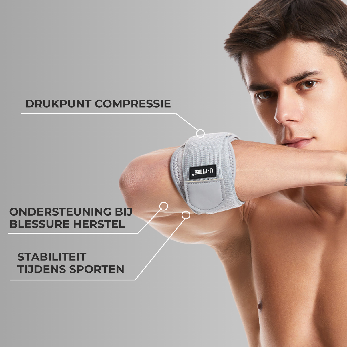 Brede Elleboog Brace 1 Stuk