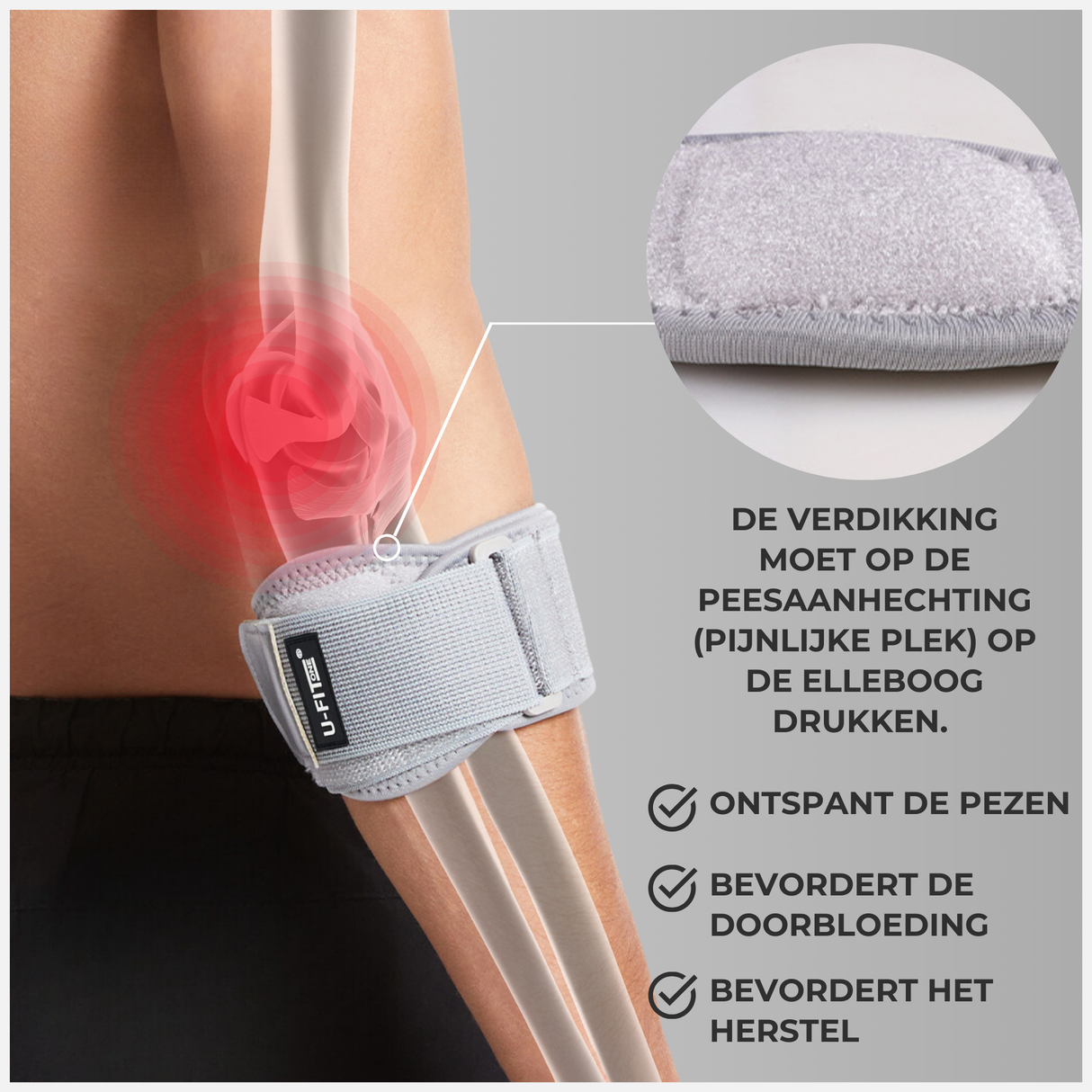 Brede Elleboog Brace 1 Stuk