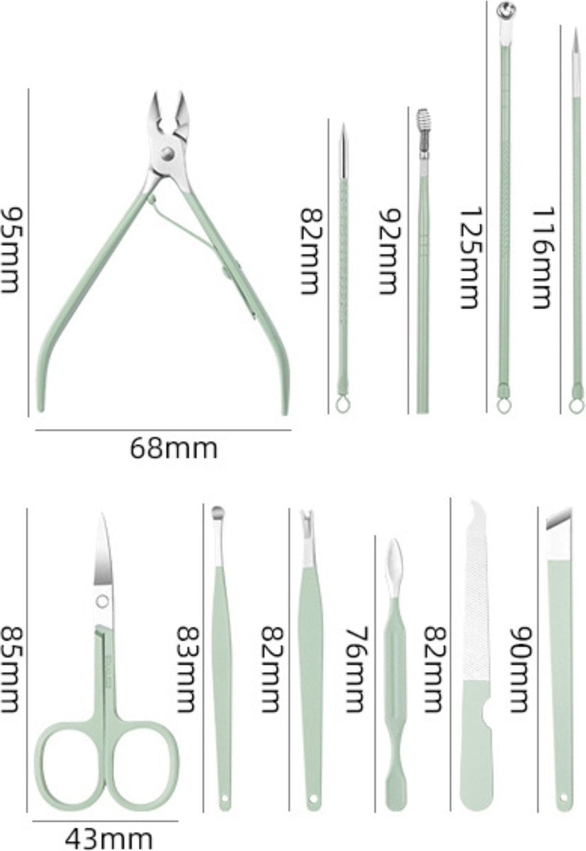 Manicure en Pedicure Set 35-Delig