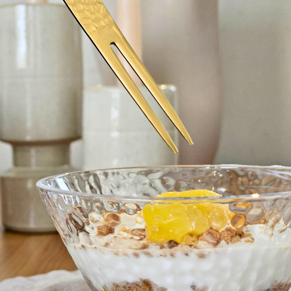 Dessert Lepel Set Goud