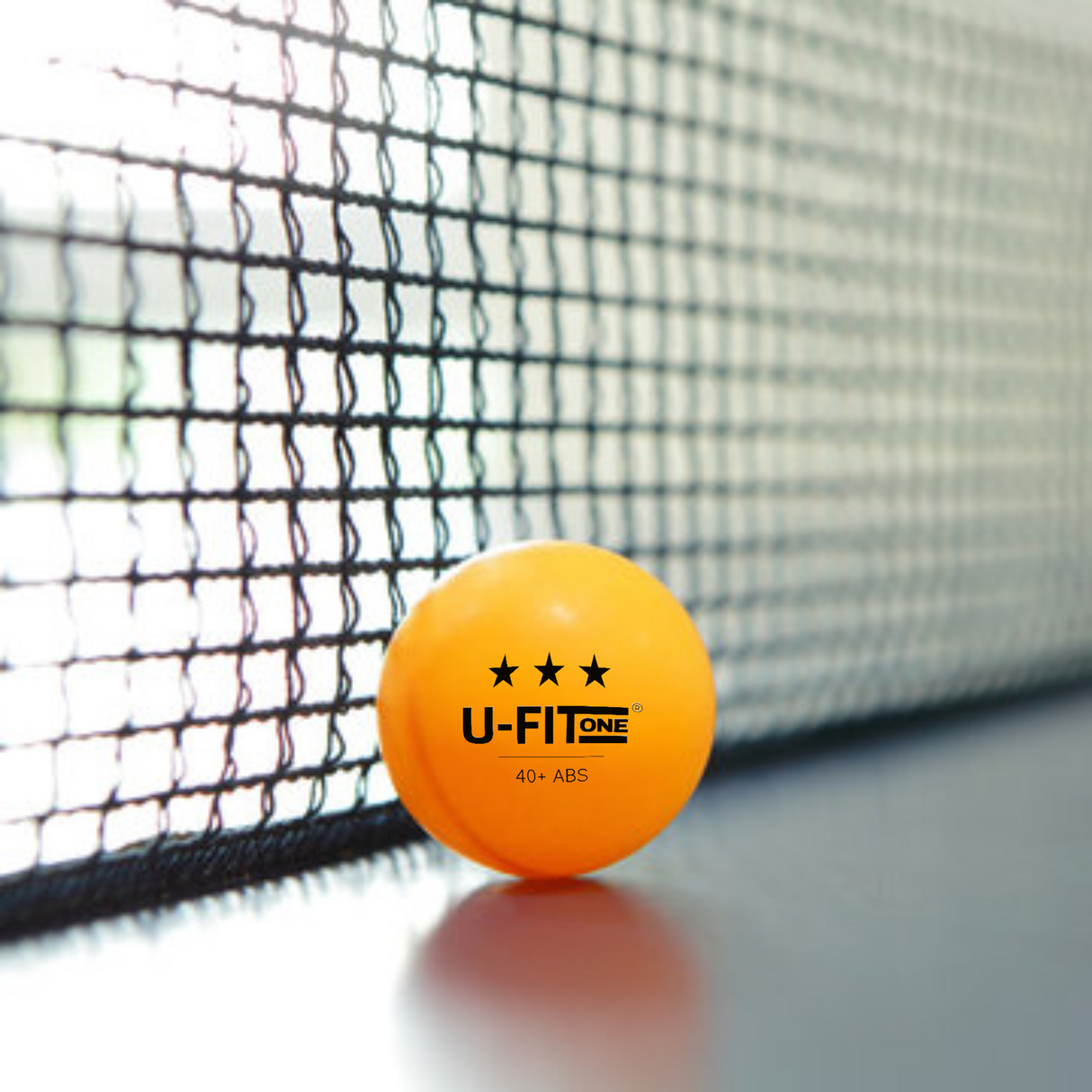 Pro 15ballen Tafeltennisballen 3 Star Oranje