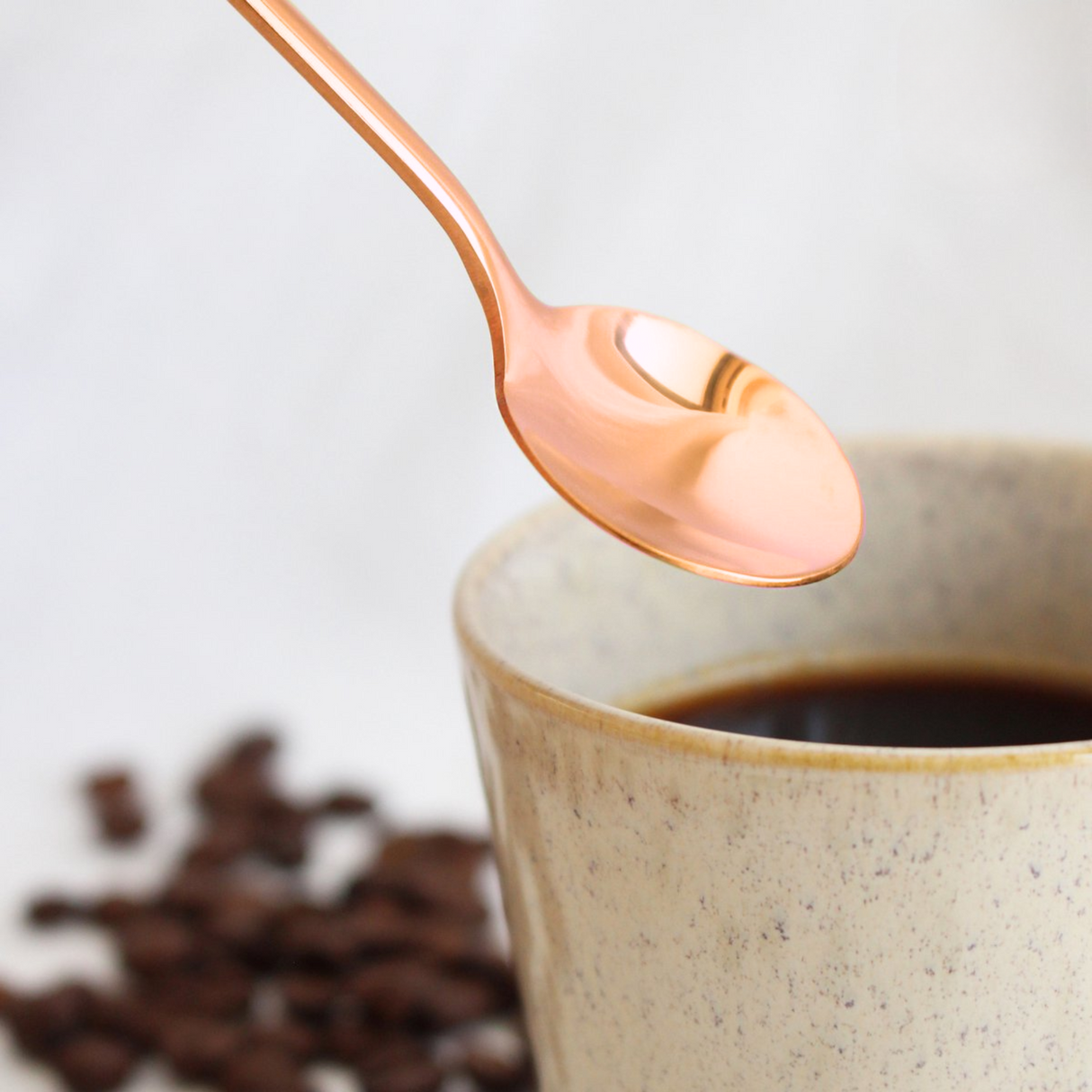 Theelepels 13cm Rose Goud 12 Stuks