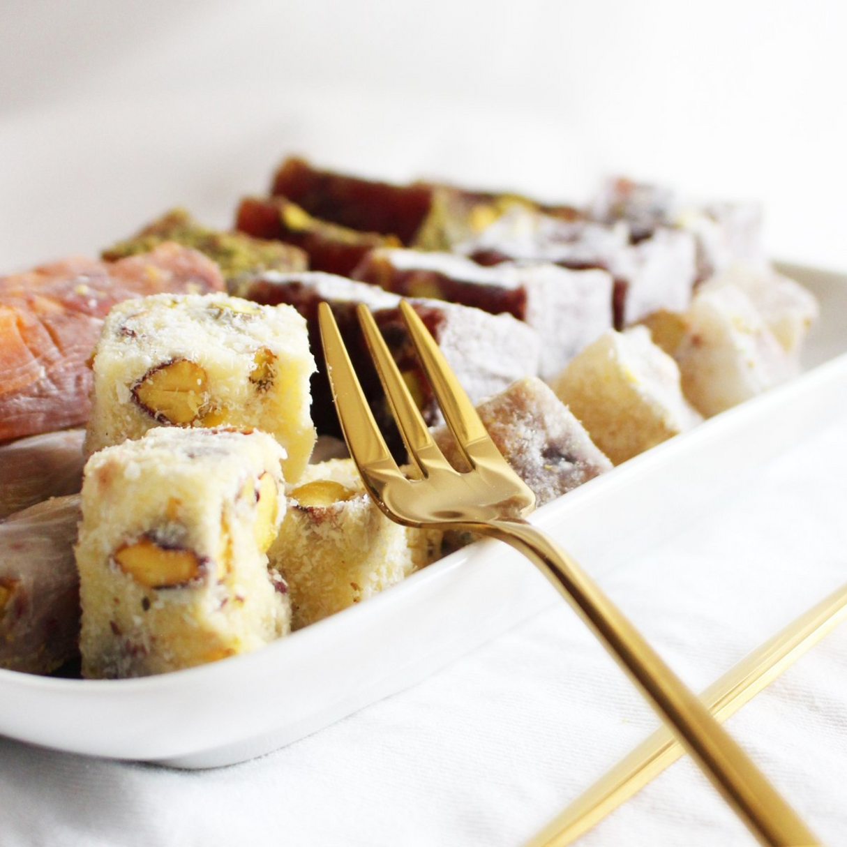 Gebaksvorken 12 Stuks Goud