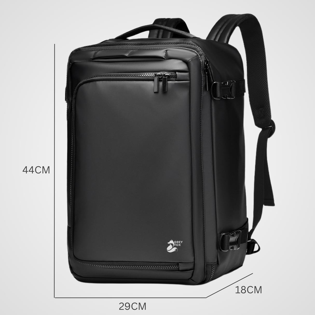 Handbagage Rugzak 15.6inch 39L Zwart