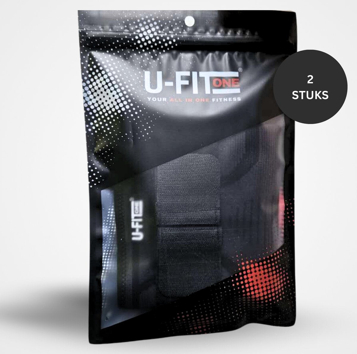 3D Compressie Kniebrace met Band Navy 1 Paar