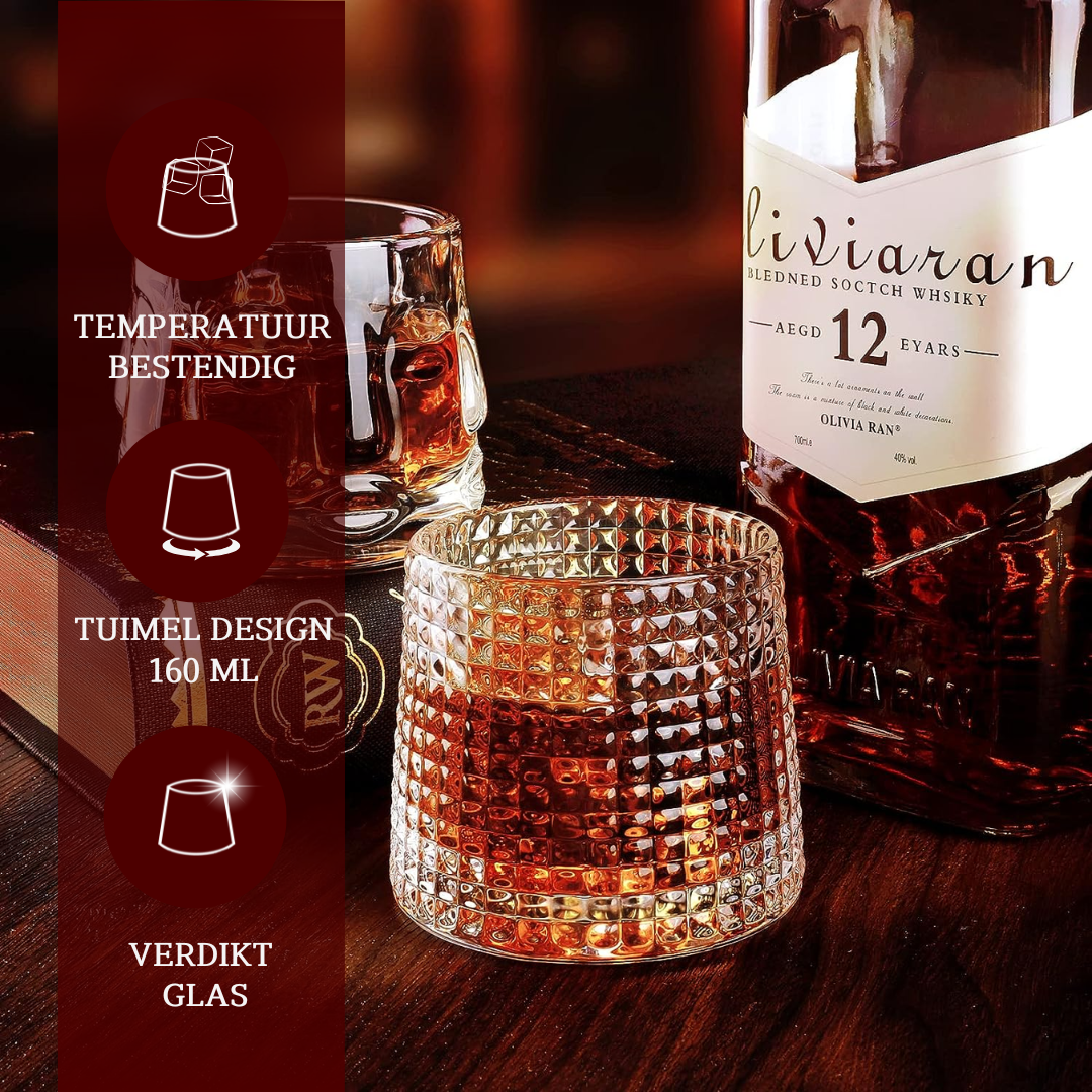 Whiskey Glazen 'Diamant'
