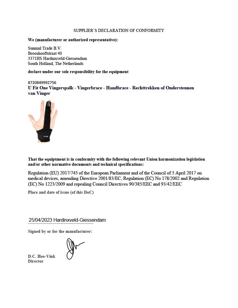 Lange Vingerspalk 1 Stuk