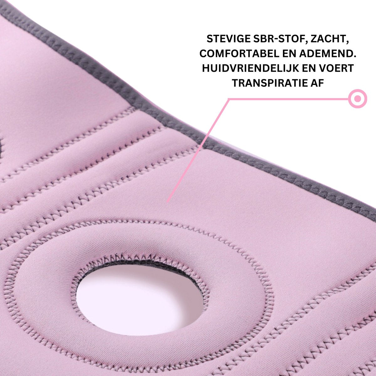 Verstelbaar Kniebrace Roze 1 Stuk