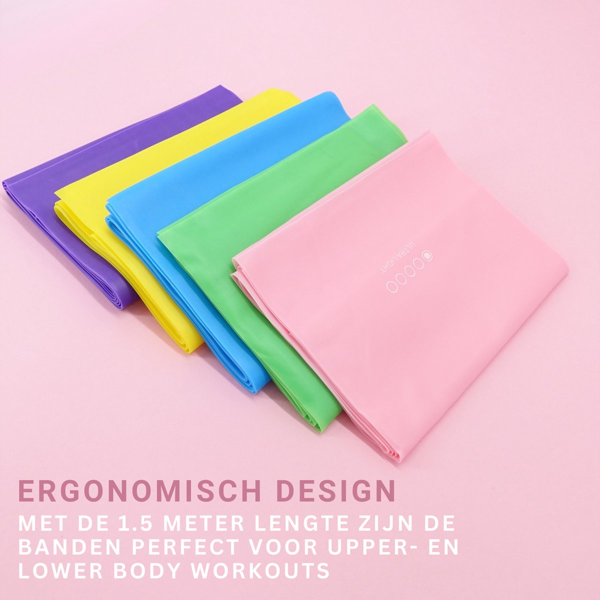 1.5m Long Resistance Band Set