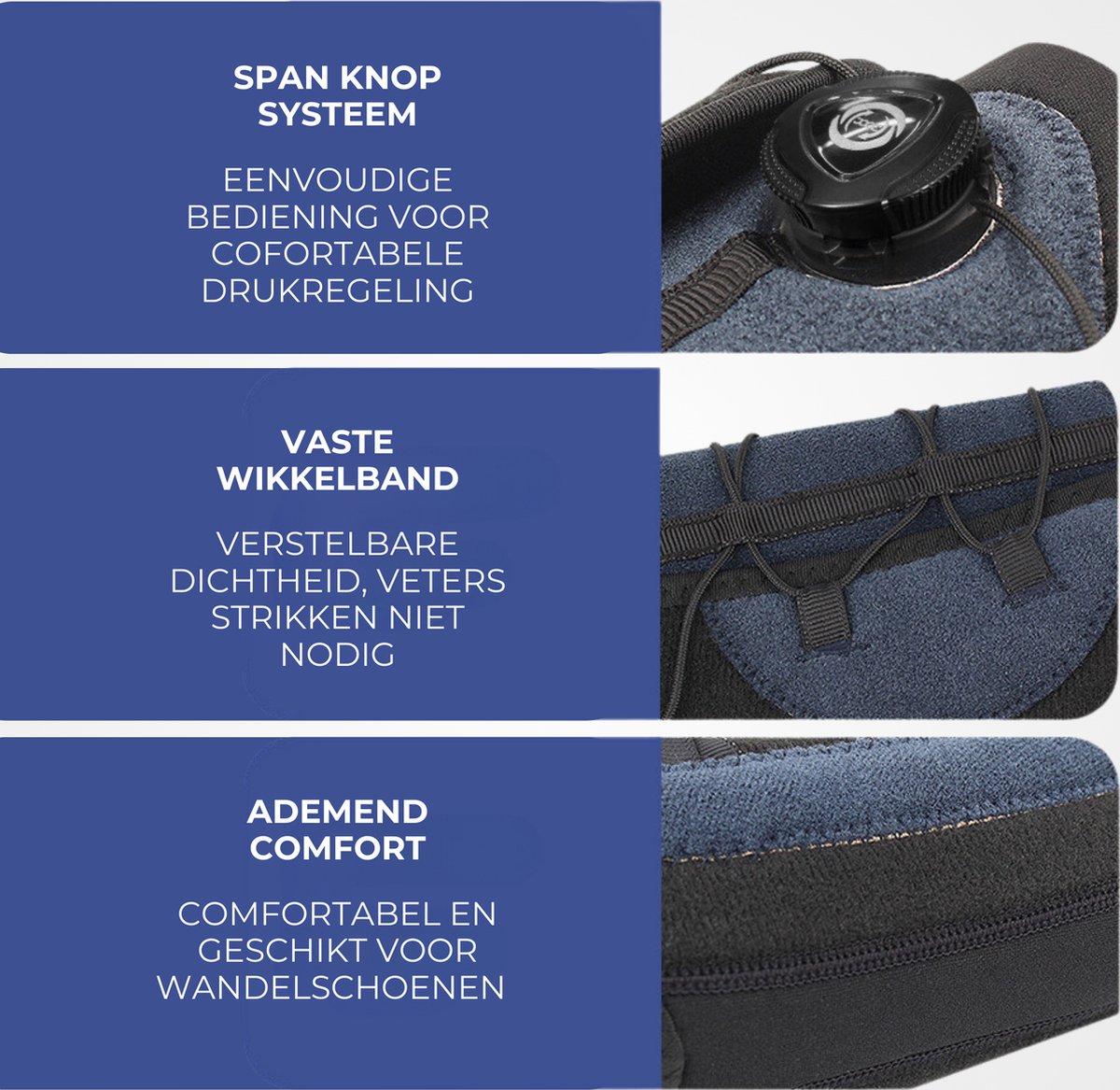 Enkelbrace 1 Stuk Zwart