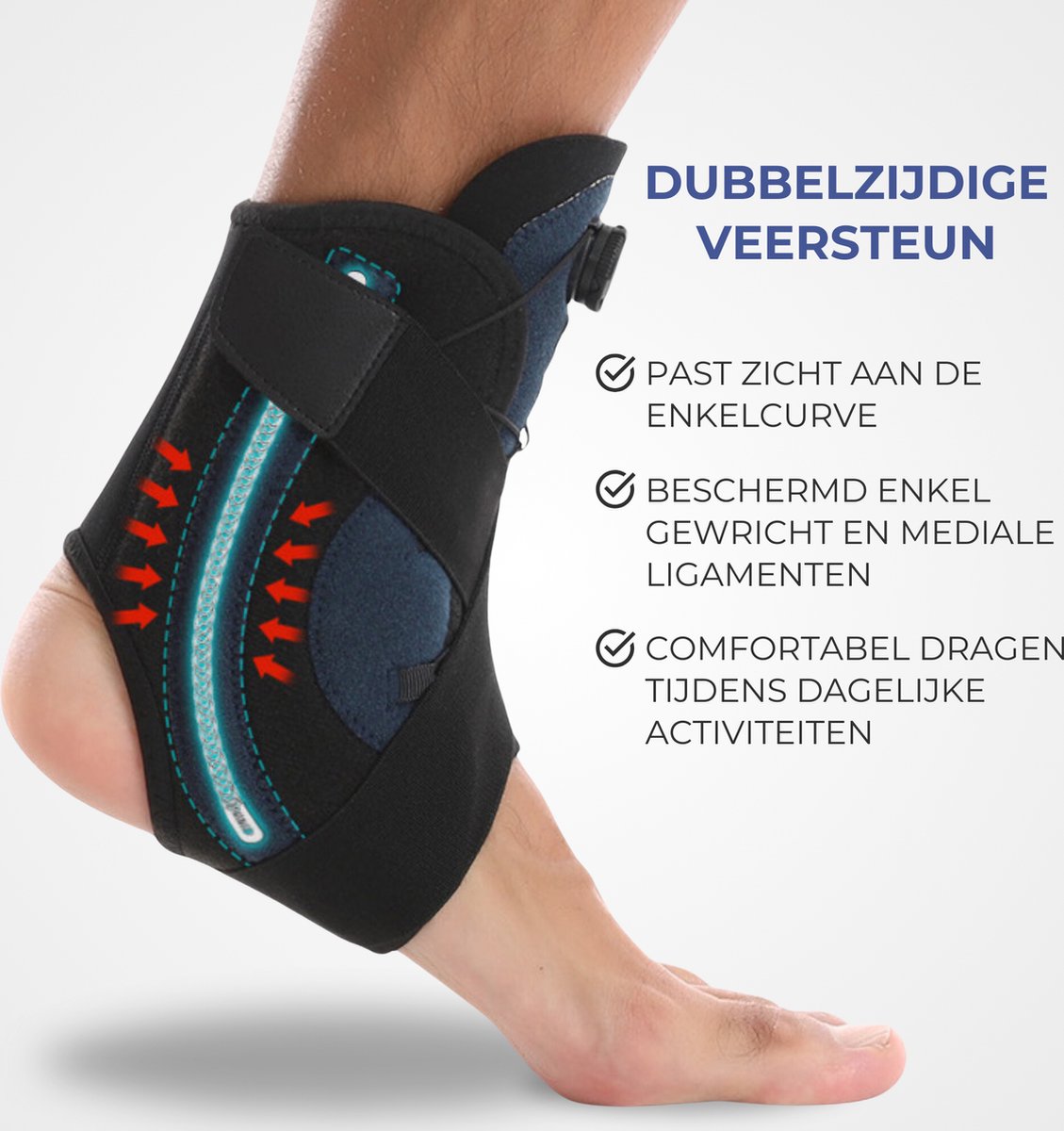 Enkelbrace 1 Stuk Zwart