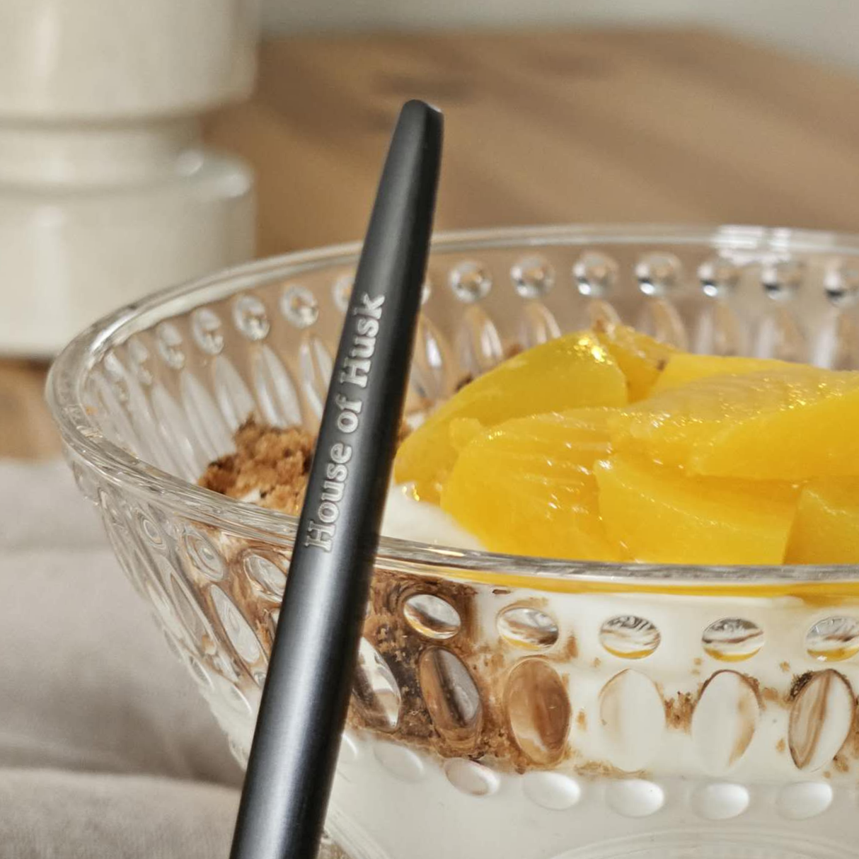 Theelepels 13cm Mat Zwart 6 Stuks