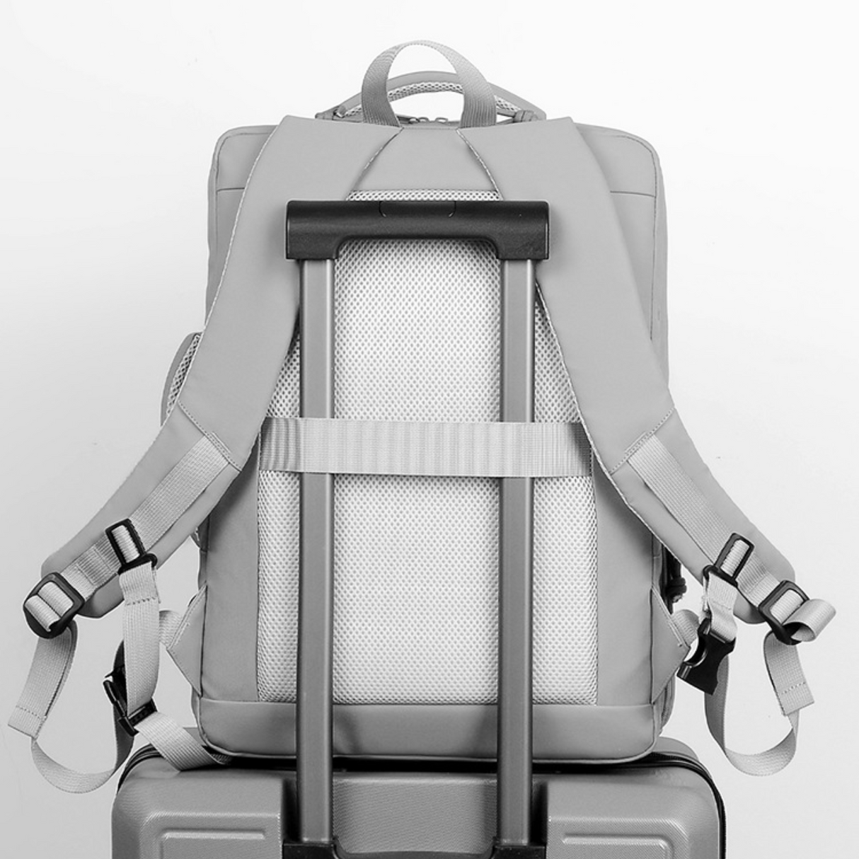 Laptop Rugzak USB 17inch 30L Zilver