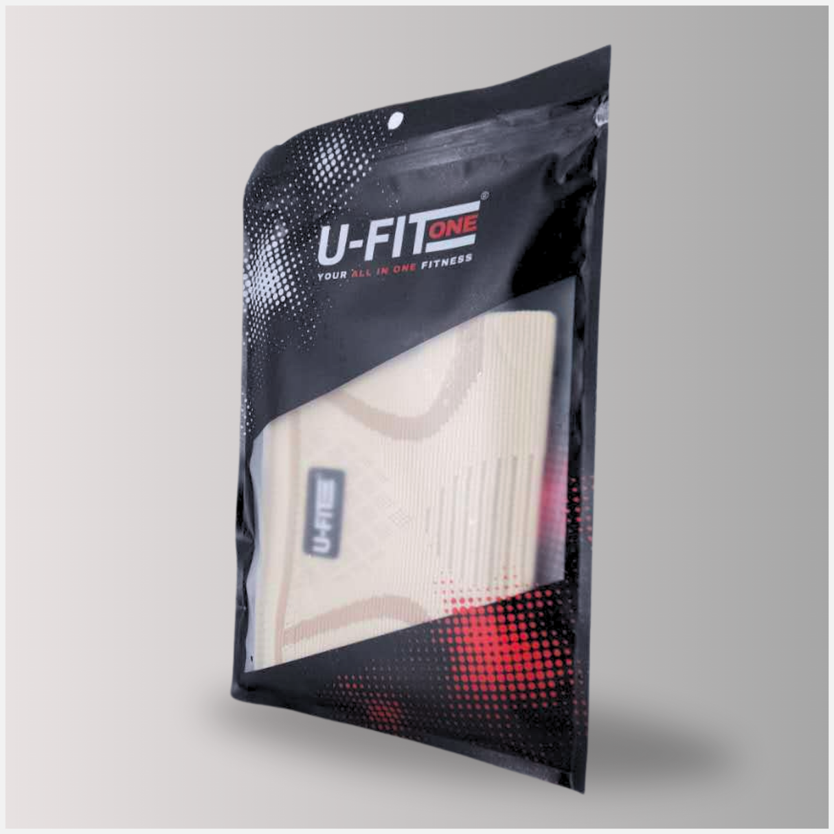 3D Compressie Kniebrace Beige 1 Paar