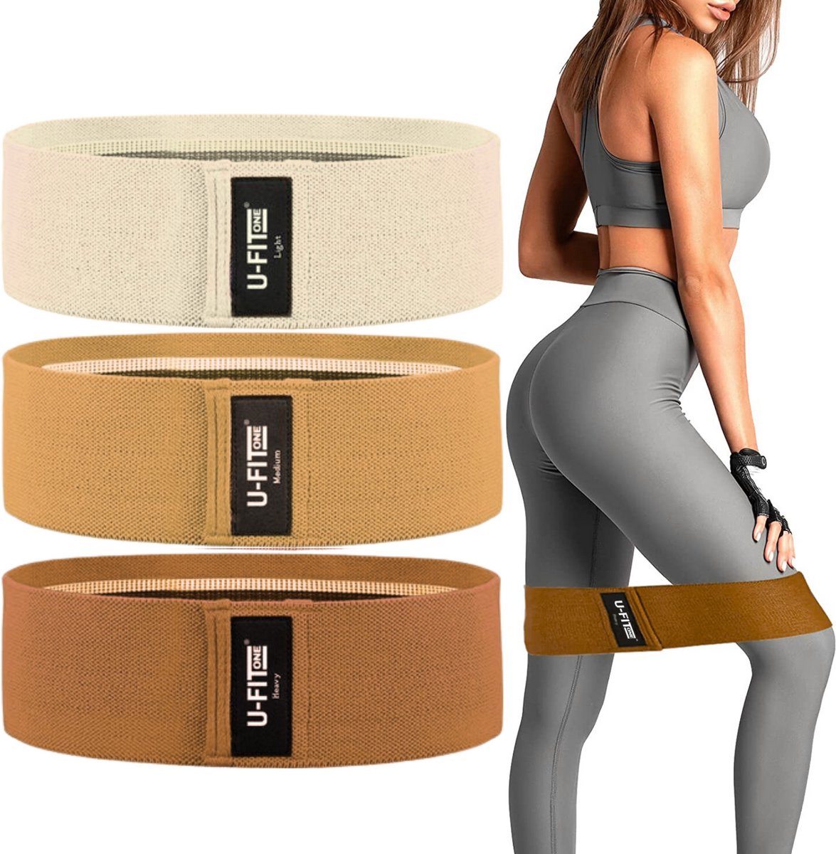 Weerstandsbanden Set Bruin