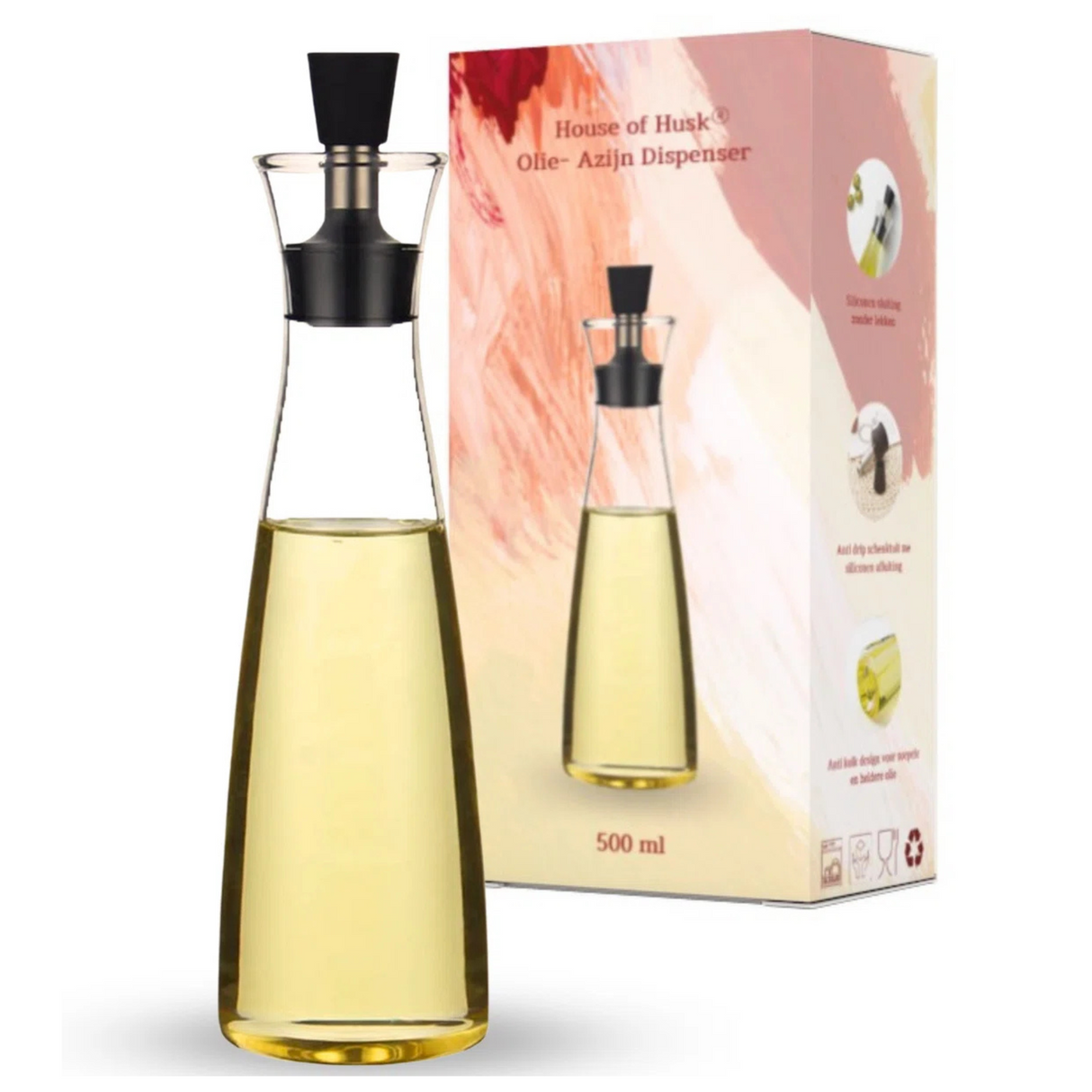 Glazen Olie Dispenser 500ml