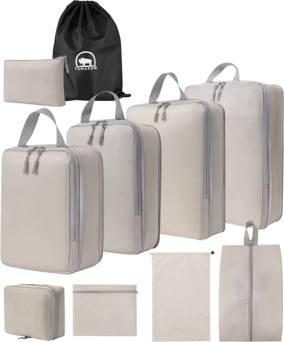 Packing Cubes Set 10 Delig Beige