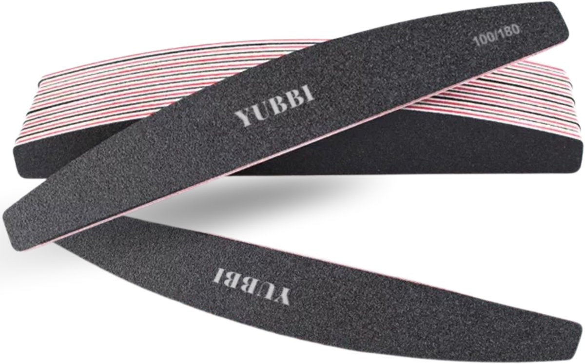 Zebra Nagelvijl Zwart Maan 20 Stuks