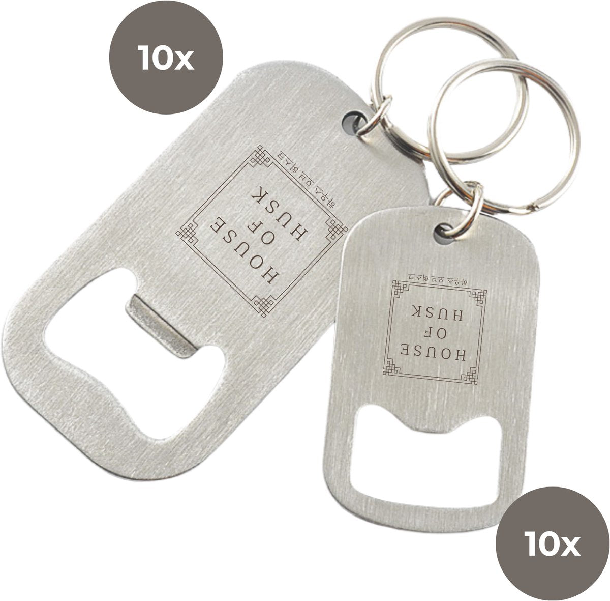 Flessenopeners met Sleutelring 20 Stuks