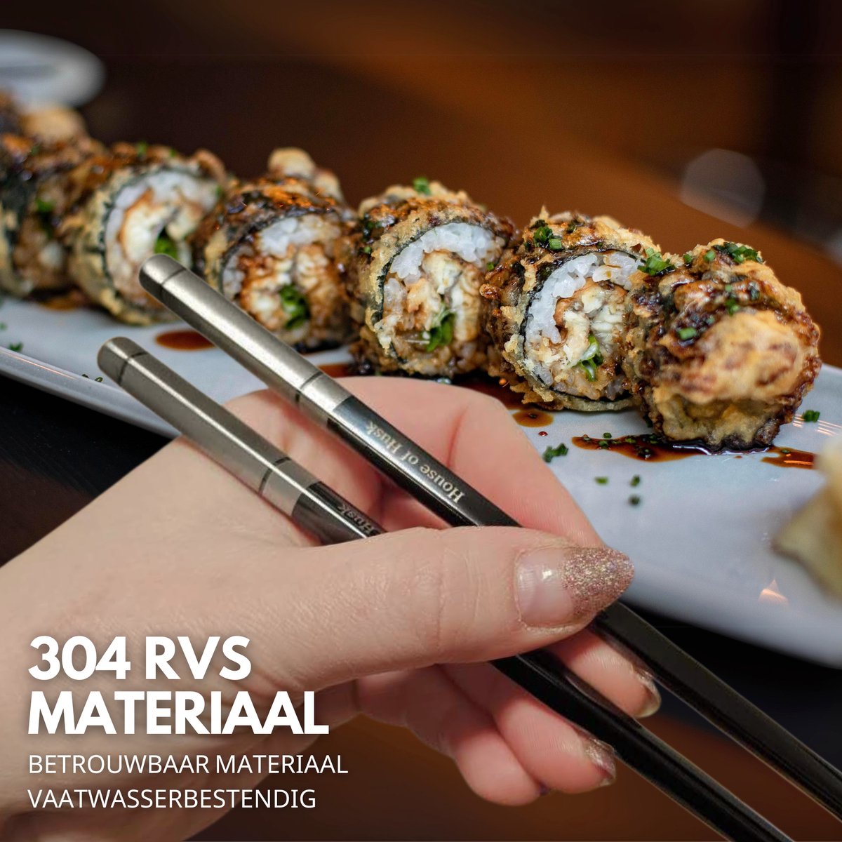 Chopstick Set Lux Zwart