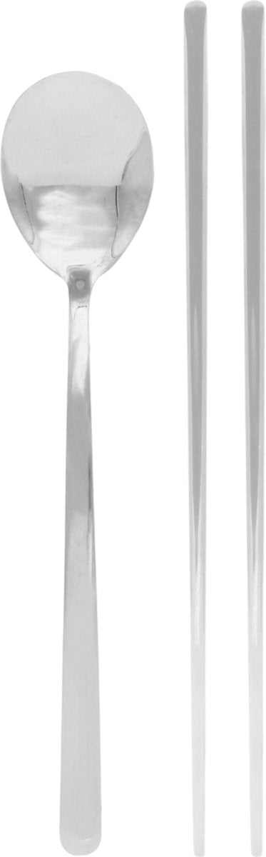 Originele Koreaanse Eetstokjes en Soeplepel Set