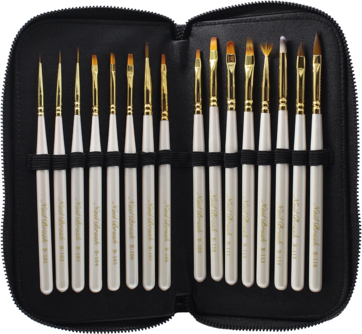 16 delige Nail Art Penselen Set