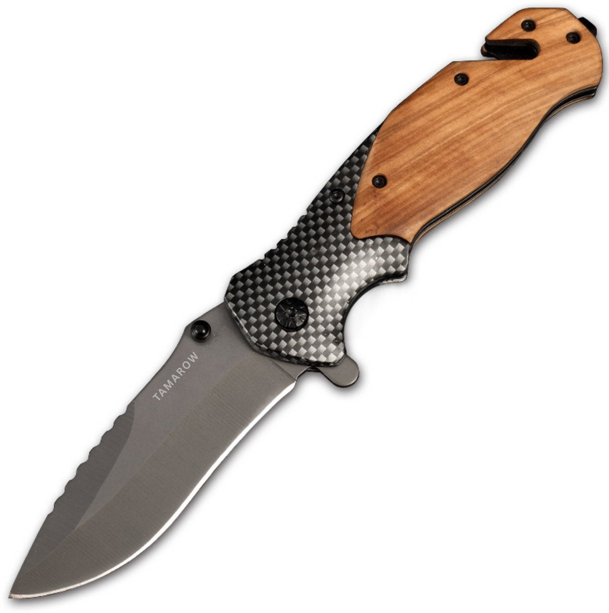 Opvouwbaar Zakmes Zilver Hout