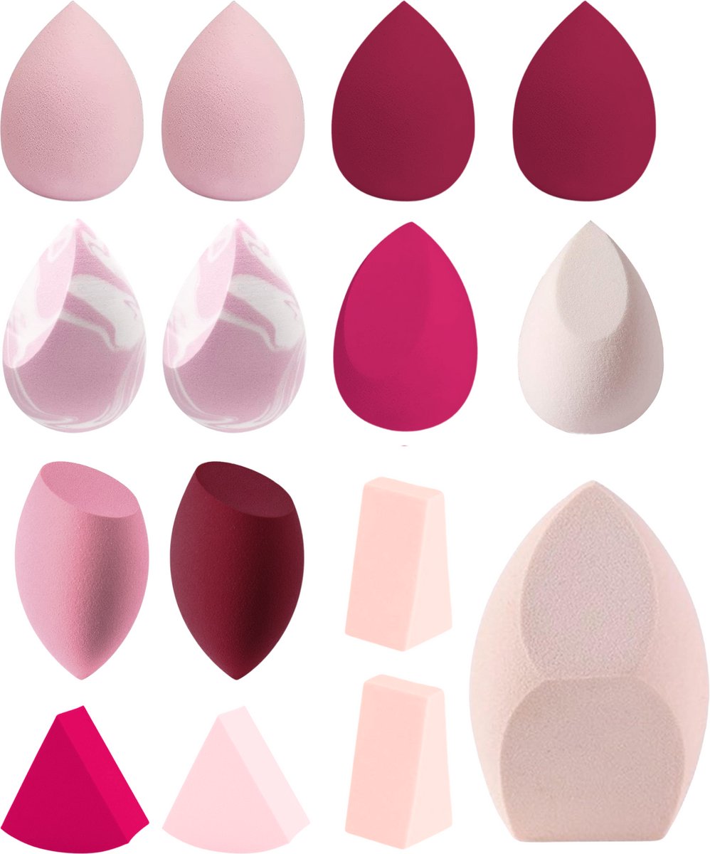 Professional Beauty Blender Set 15 Stuks