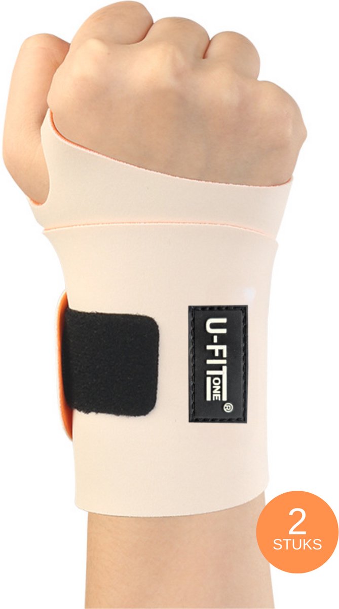 Wrist Wraps 1 Paar Beige