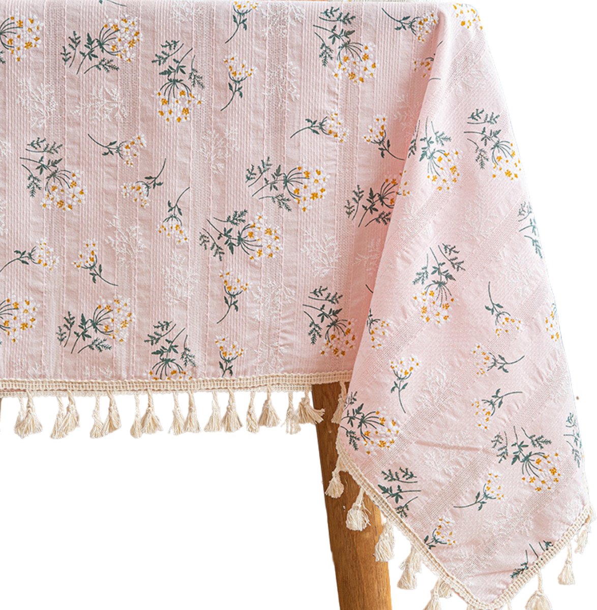 Tafelkleed Roze Gebloemd 140x240cm