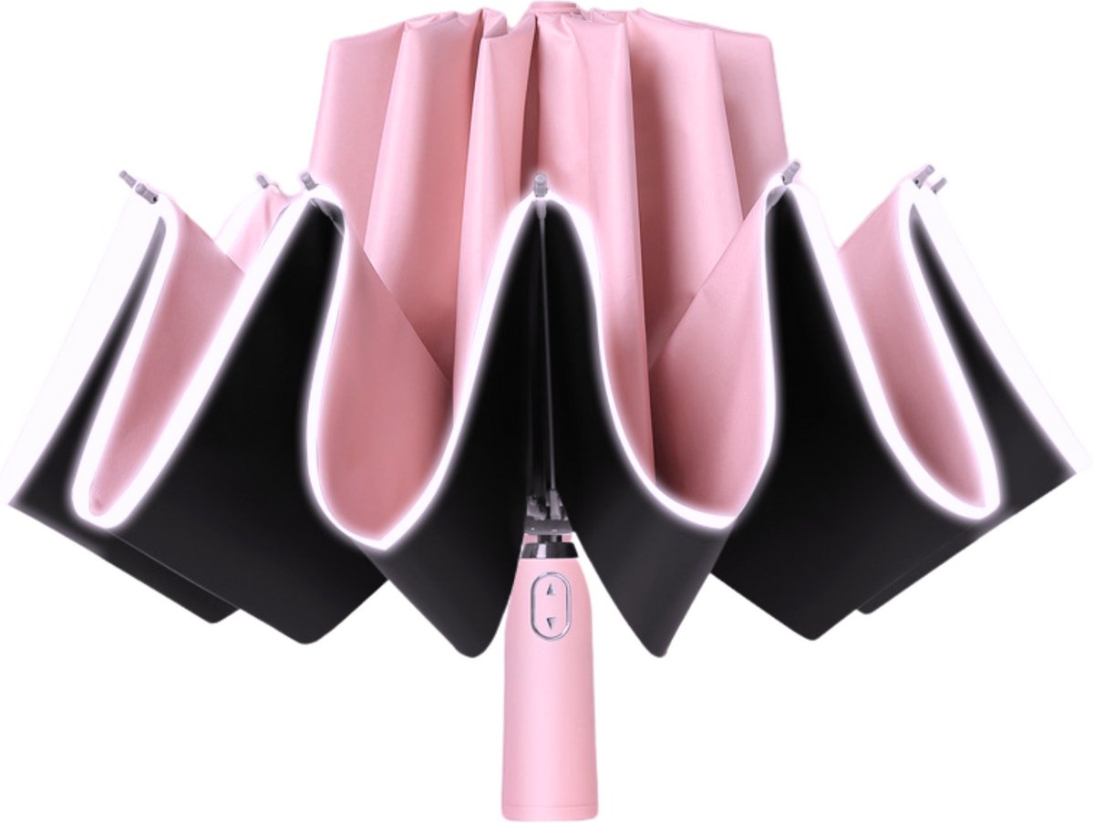 Automatisch Opvouwbare Paraplu Roze