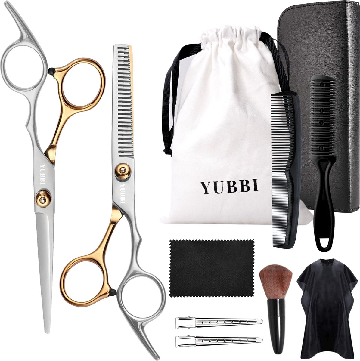Kappersscharen Set 11-delig Zilver-Goud